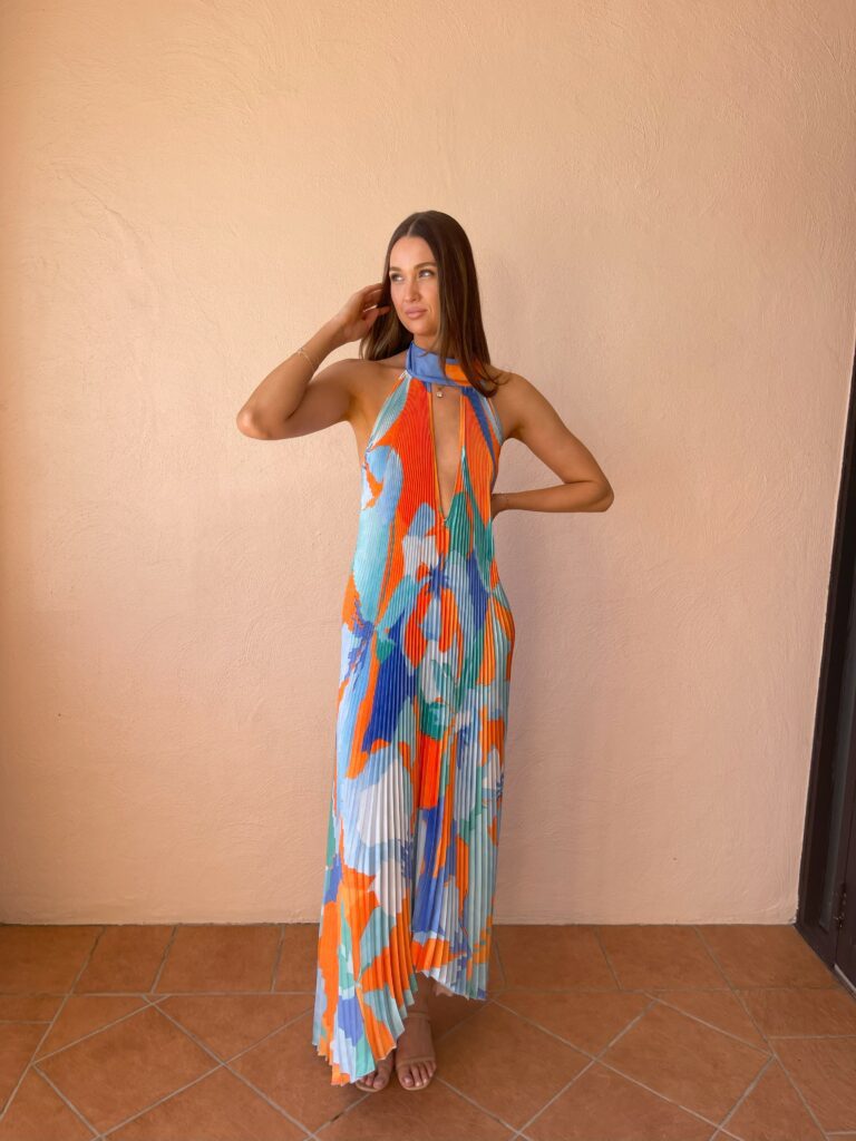 L'idée Opera Gown Orange photo 5