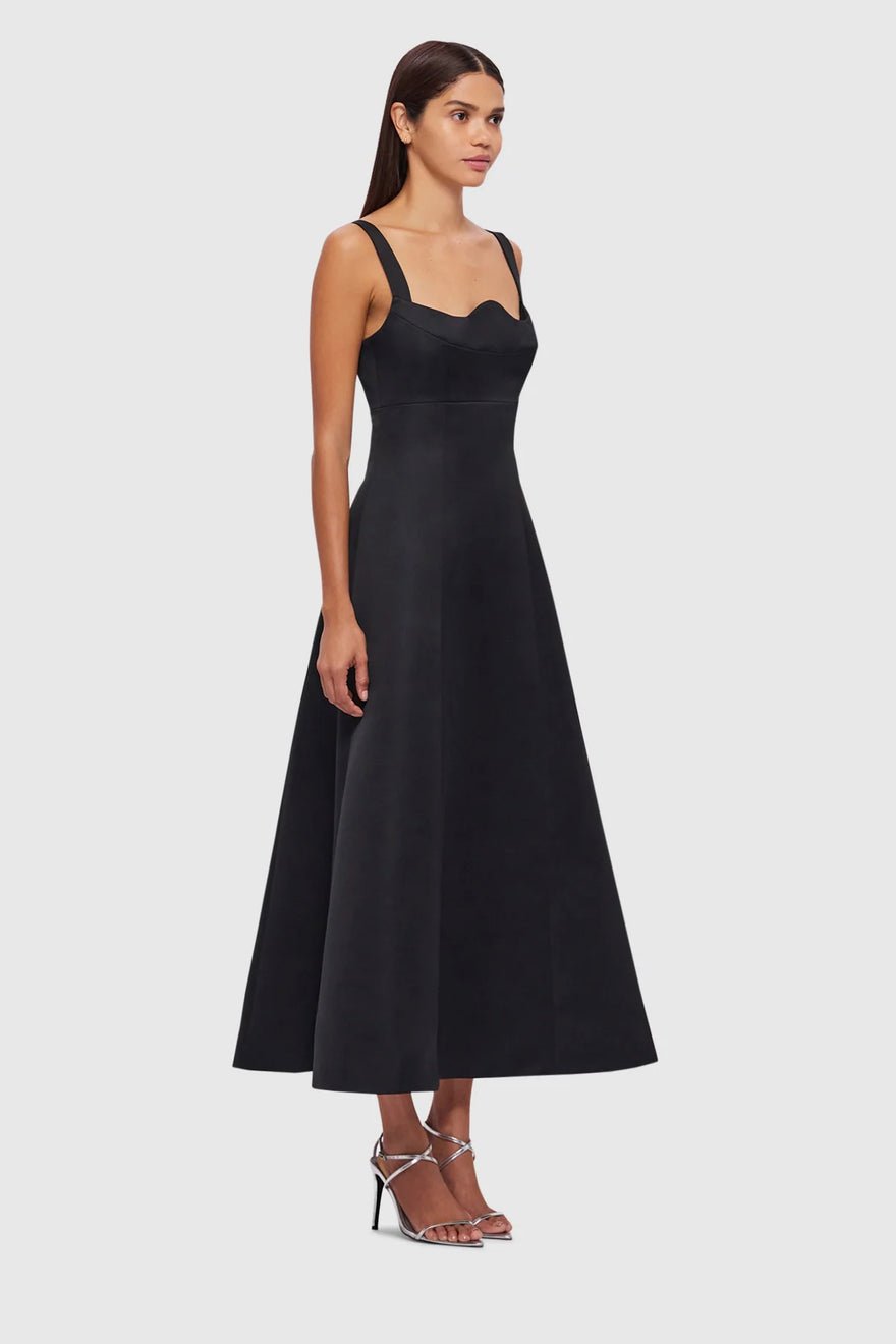 Leo Lin Odette Midi Dress - Ebony photo 2
