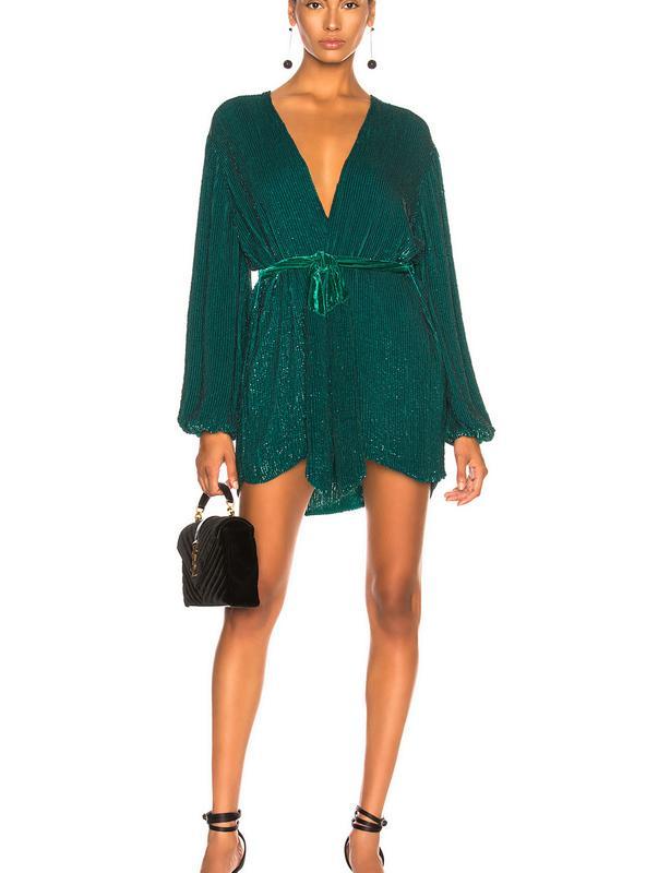 Retrofete Gabrielle Robe Dress in Green Size XS / Au 6 photo 5