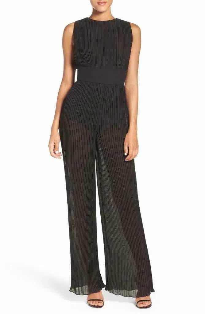 MISHA Larissa Pantsuit Black Size 6/XS photo 2