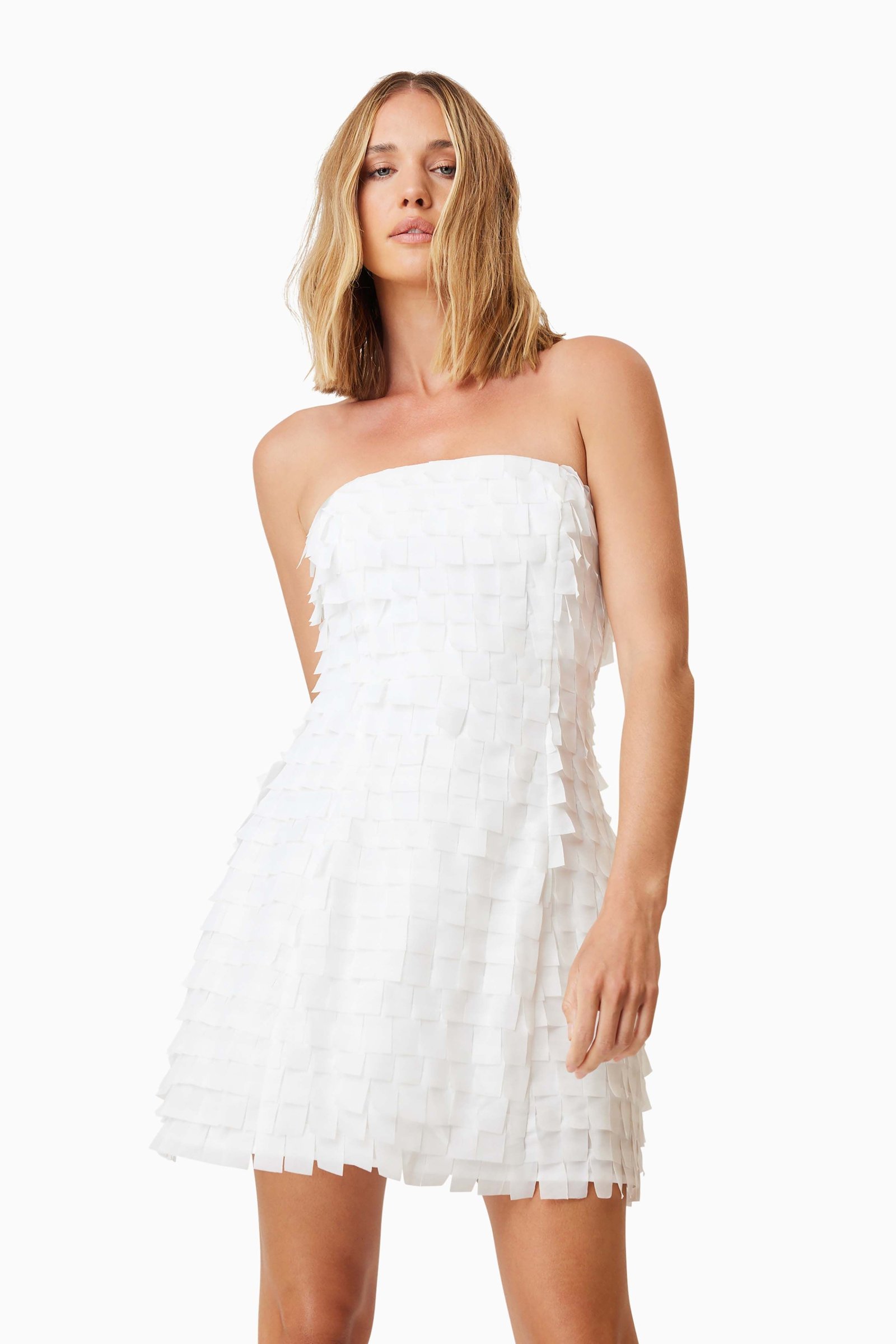 ELLIATT HAILEY PARTY DRESS - WHITE photo 4