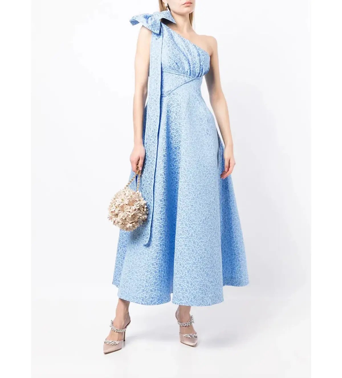 Rachel Gilbert Malea Dress Blue Size 1 photo 3