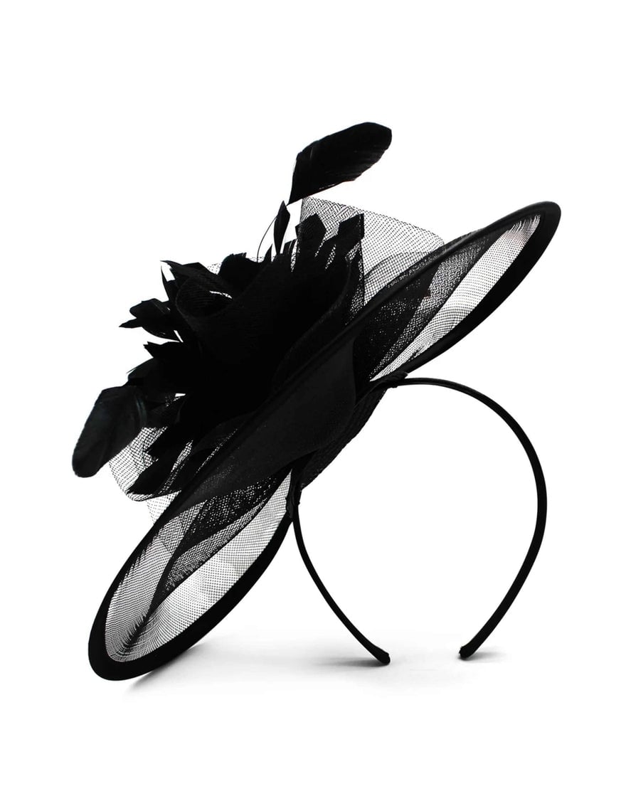 Morgan & Taylor Sophie Fascinator, Black photo 2