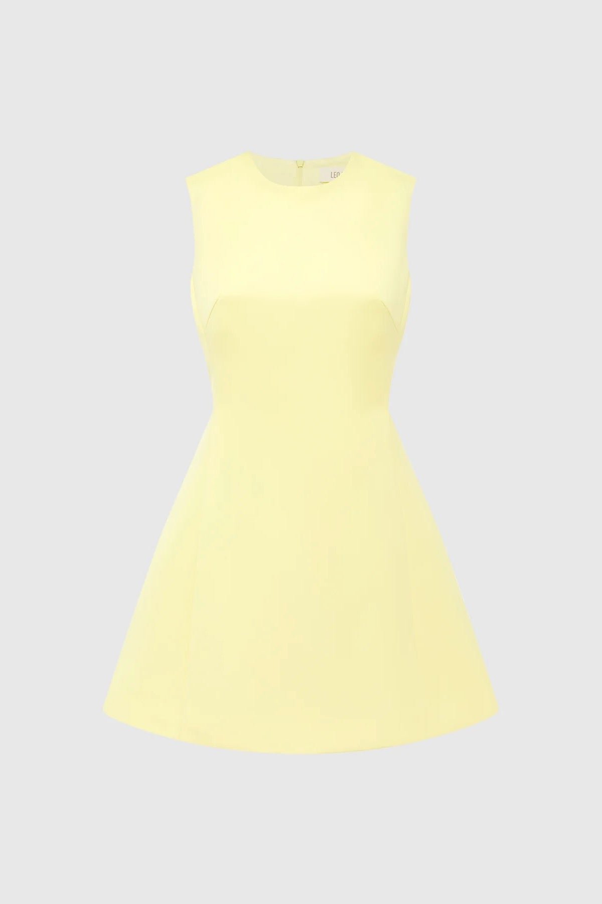 LEO LIN CHLOE SLEEVELESS MINI DRESS - SORBET YELLOW photo 6