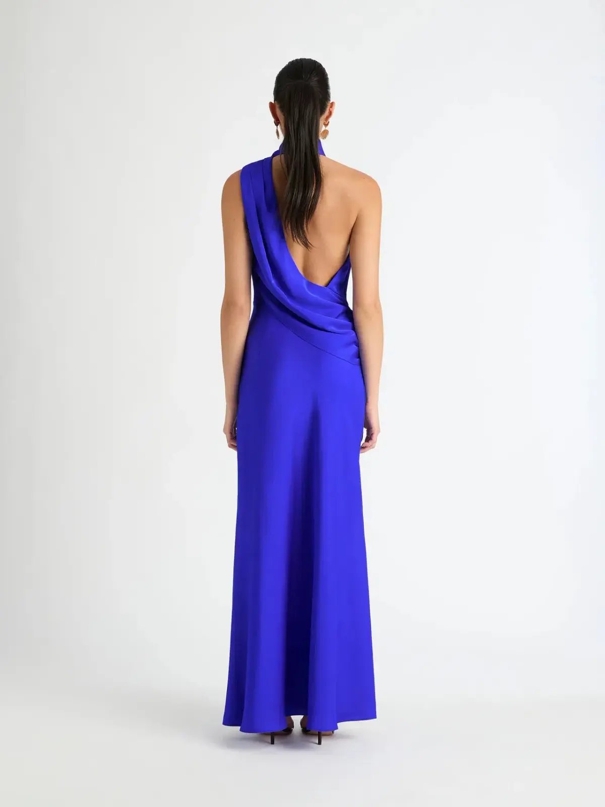 Sheike Venus Maxi Dress Cobalt Blue Size 16 photo 4