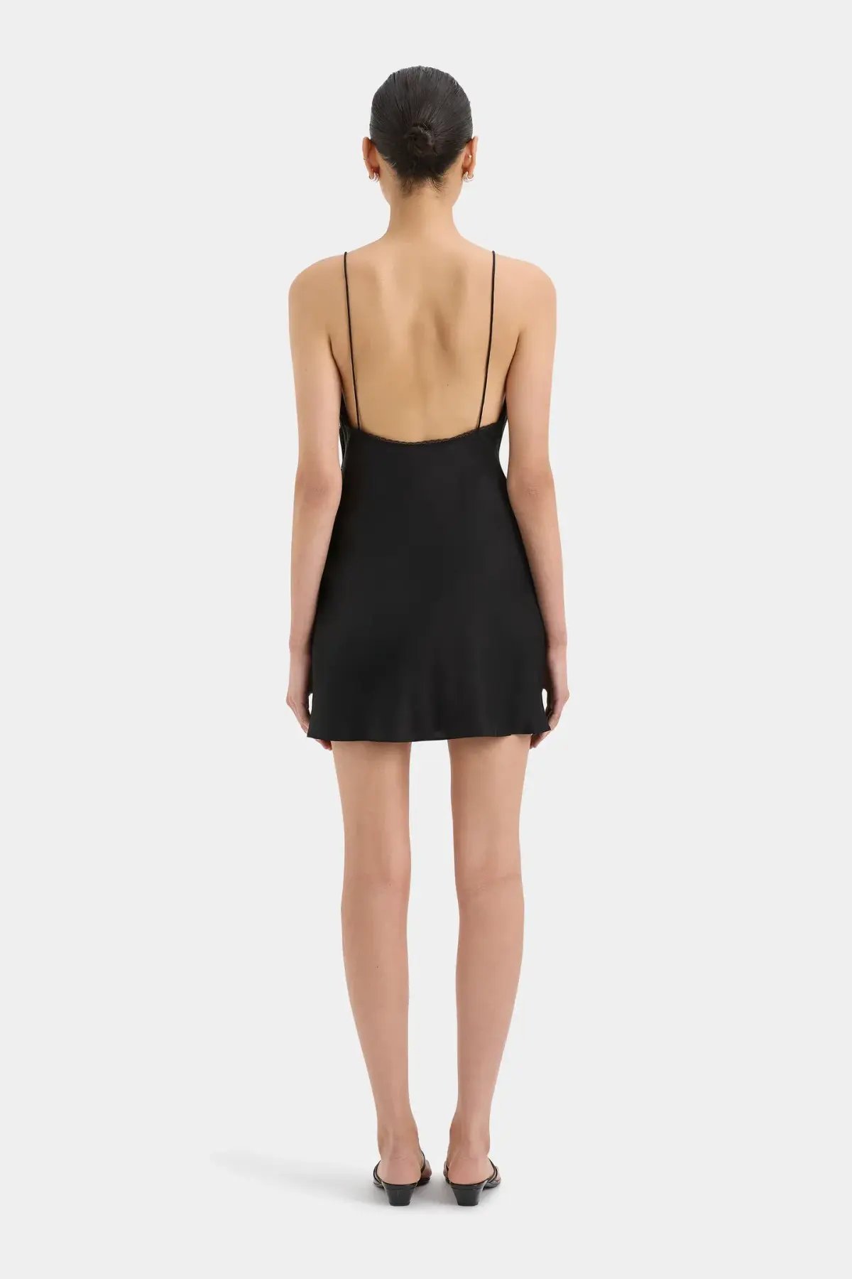 Sir The Label Aries Slip Mini Dress Black Size 2/Au 10 photo 3