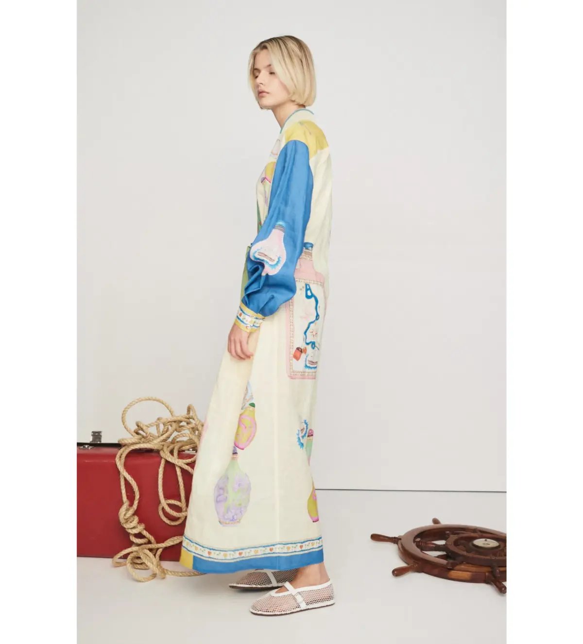 Alemais Elixir Shirtdress Multi Size 12 photo 2