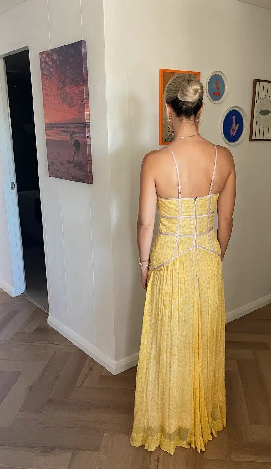 We Are Kindred A-line Dress in Yellow Size XS / AU 6 photo 2