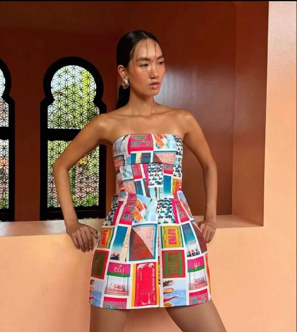 Eliya The Label Messina Dress Multi Size AU 8 photo 4