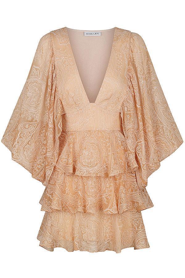 Shona Joy Monroe Draped Sleeve Dress size 10 photo 3