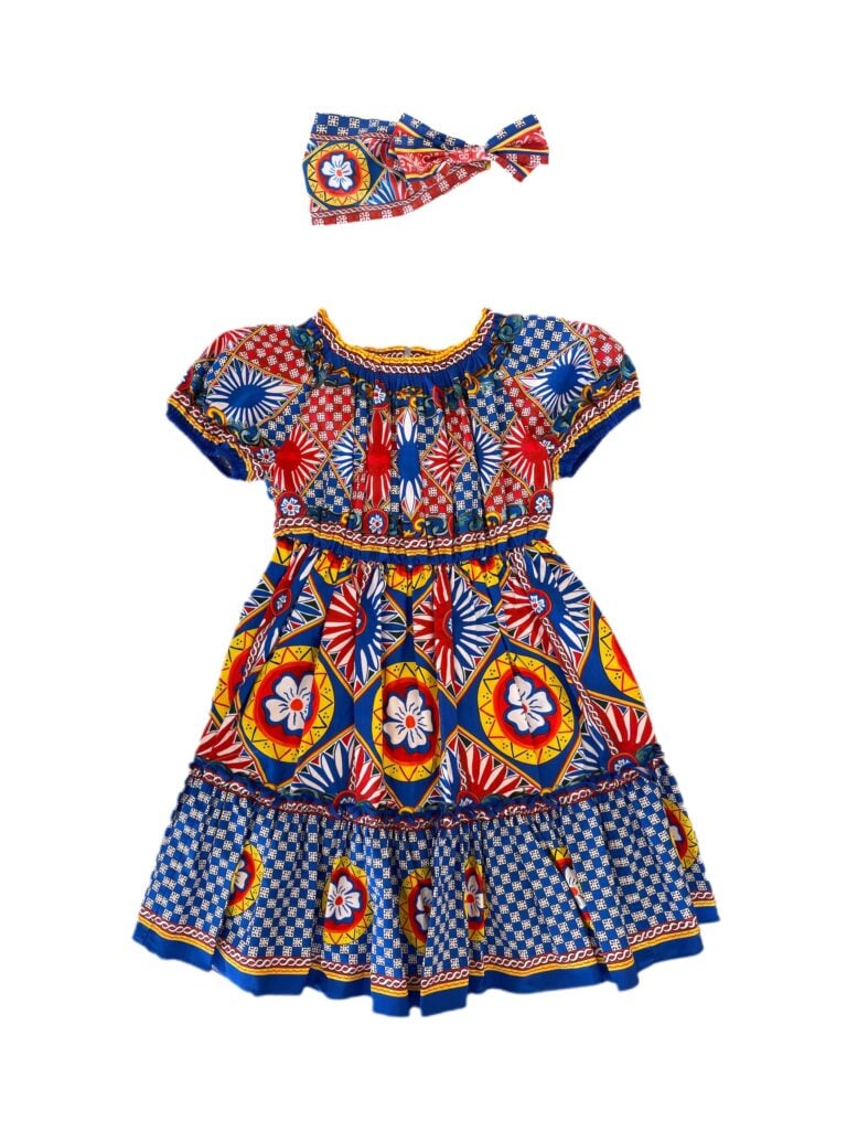 Dolce & Gabbana Carretto Short-Sleeve Dress photo 6