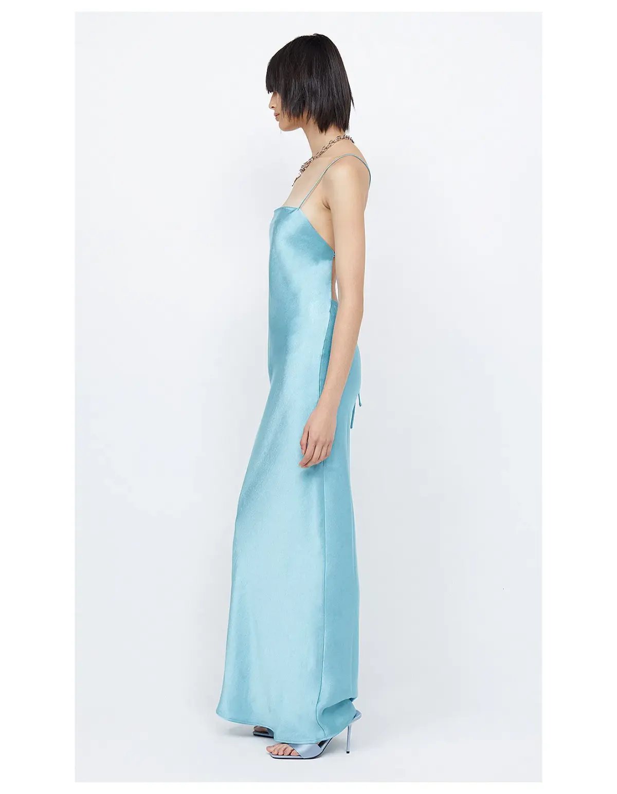 Bec & Bridge The Dreamer Tie Maxi Dress Sea Spray Size AU 6 photo 3