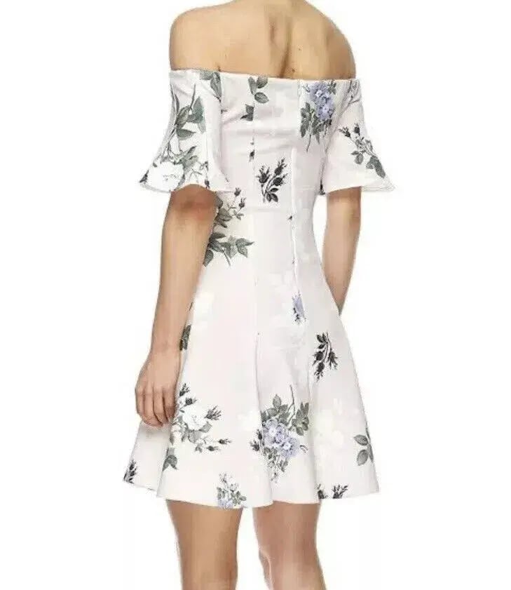 Lover Off Shoulder Mini Dress Floral Size 10 photo 3