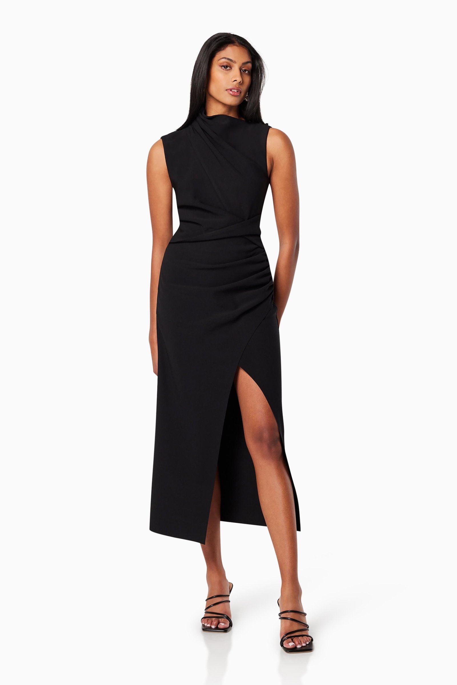 ELLIATT GENOA DRESS - BLACK photo 2