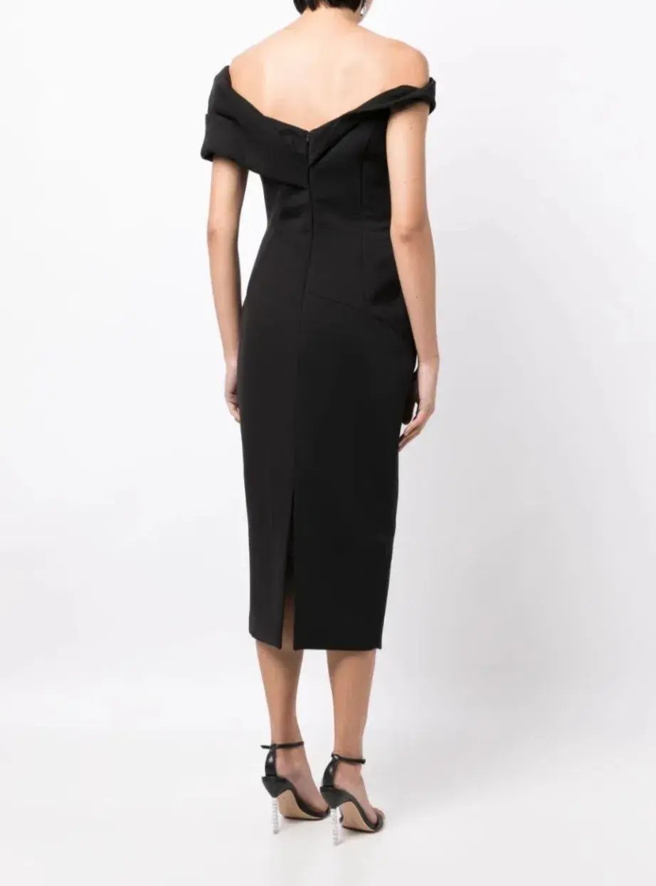 Rachel Gilbert Matteo Dress Black Size 6 / AU 18 photo 3