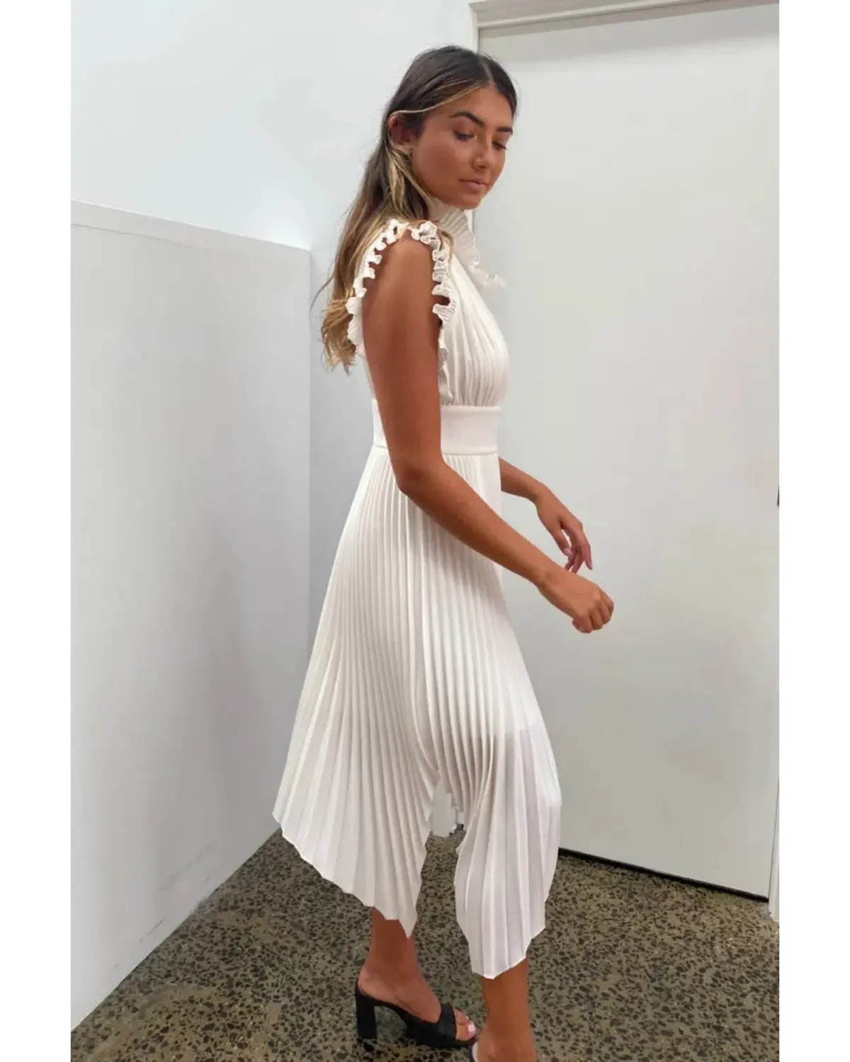 Mossman Lady Like Dress in White Size AU 10 photo 4