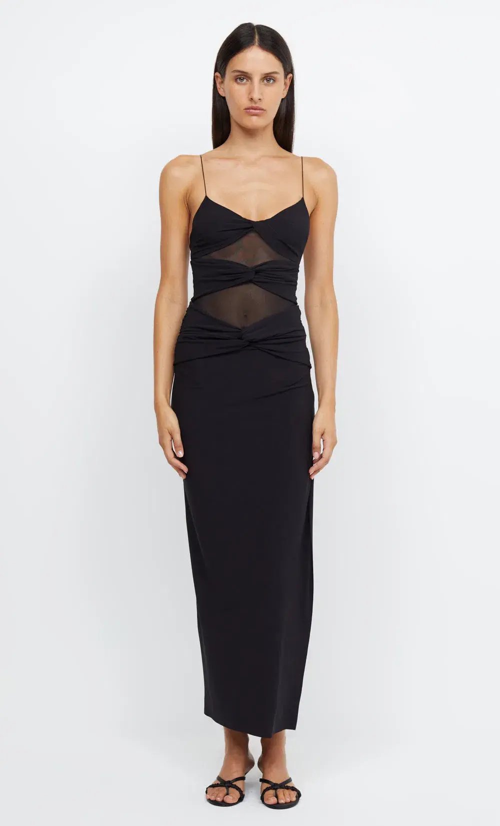 Bec & Bridge Montana Twist Maxi Dress  Black Size 6 photo 4