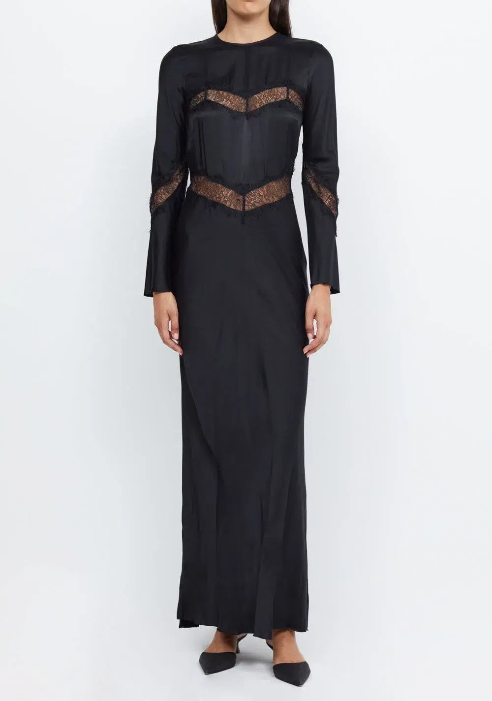 Bec & Bridge Spencer Lace Long Sleeve Maxi Dress in Black Size 6 / XS photo 5