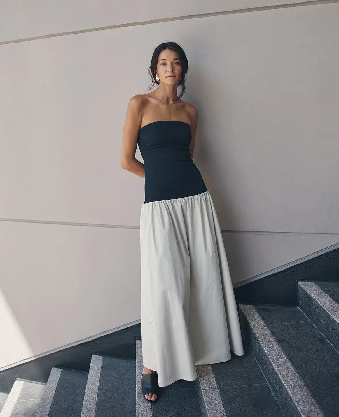 Anna Quan Amyra Dress Dove Cotton Size 8 photo 3