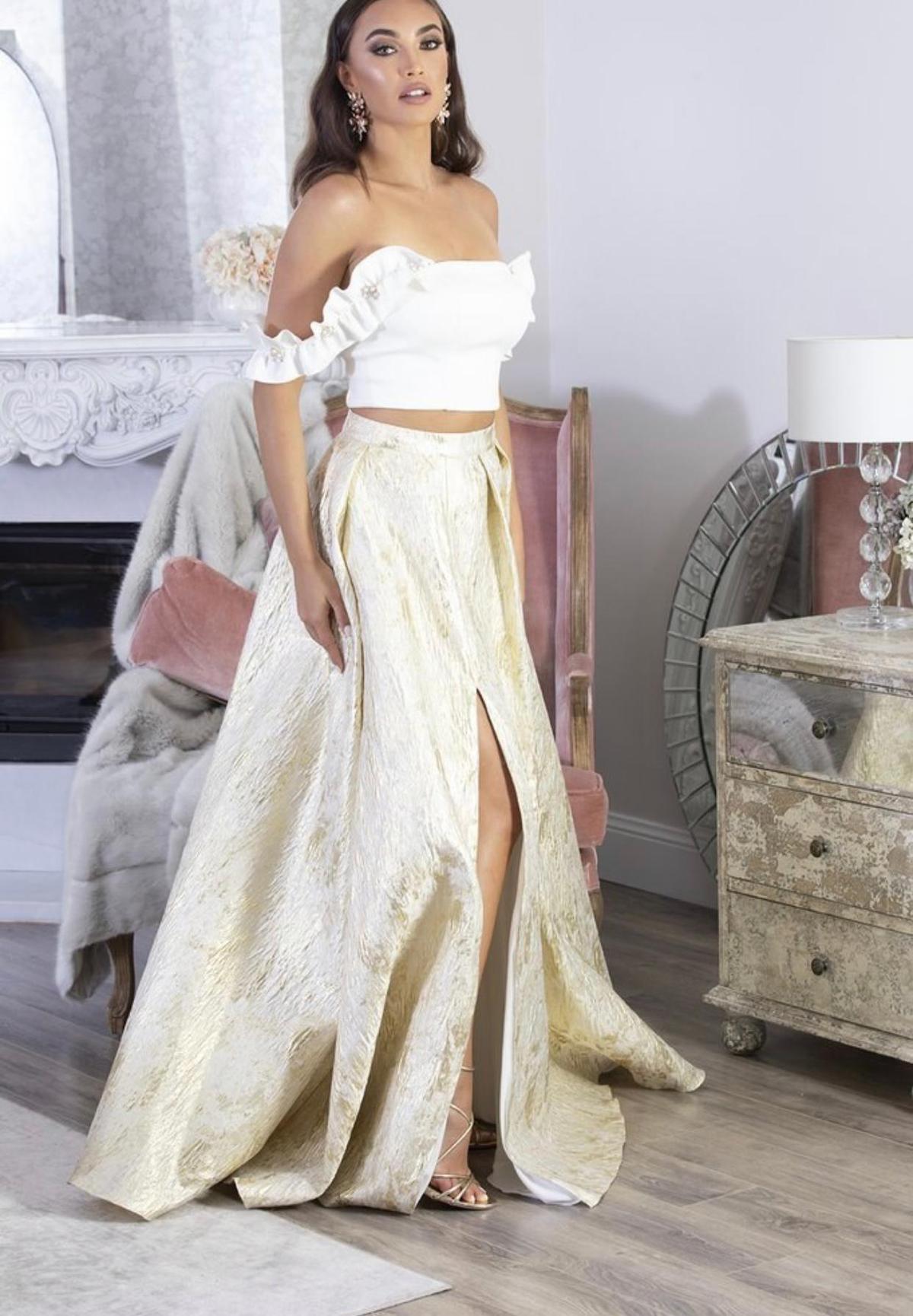 Catwalk Instyle By Marian Rahme “Sahara Two Piece Set” Gold Sizze AU 6 photo 5