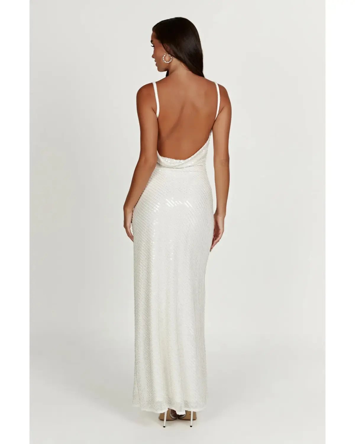 Meshki Marise Sequin Gown White Size XS / AU 8 photo 3