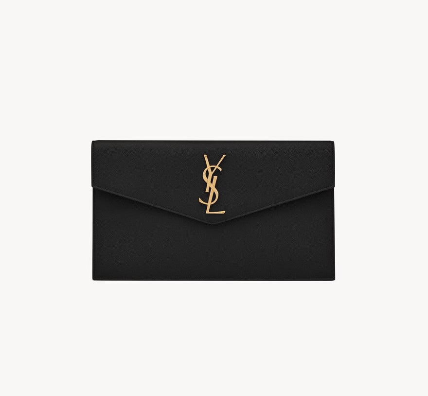 Saint Laurent Uptown Clutch - Black photo 2