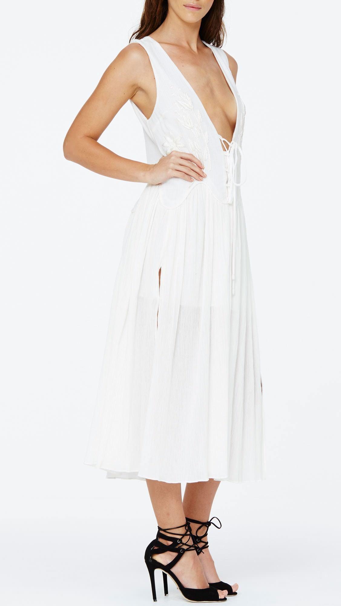 Alice McCall Wild Aster Dress White Size 4 photo 2