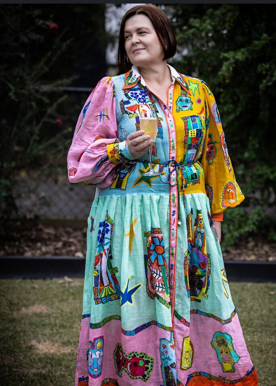 Alemais Players Shirtdress Multi photo 4
