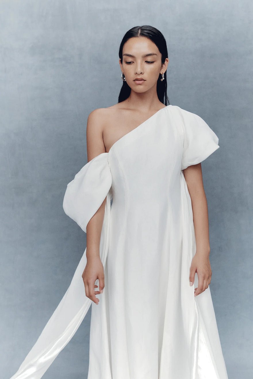 Aje Arista Tulip Sleeve Midi Dress photo 2