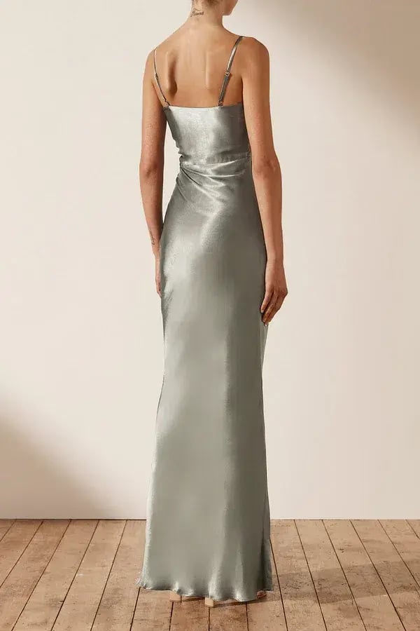 Shona Joy La Lune Ruched Maxi Dress Size 12 photo 4