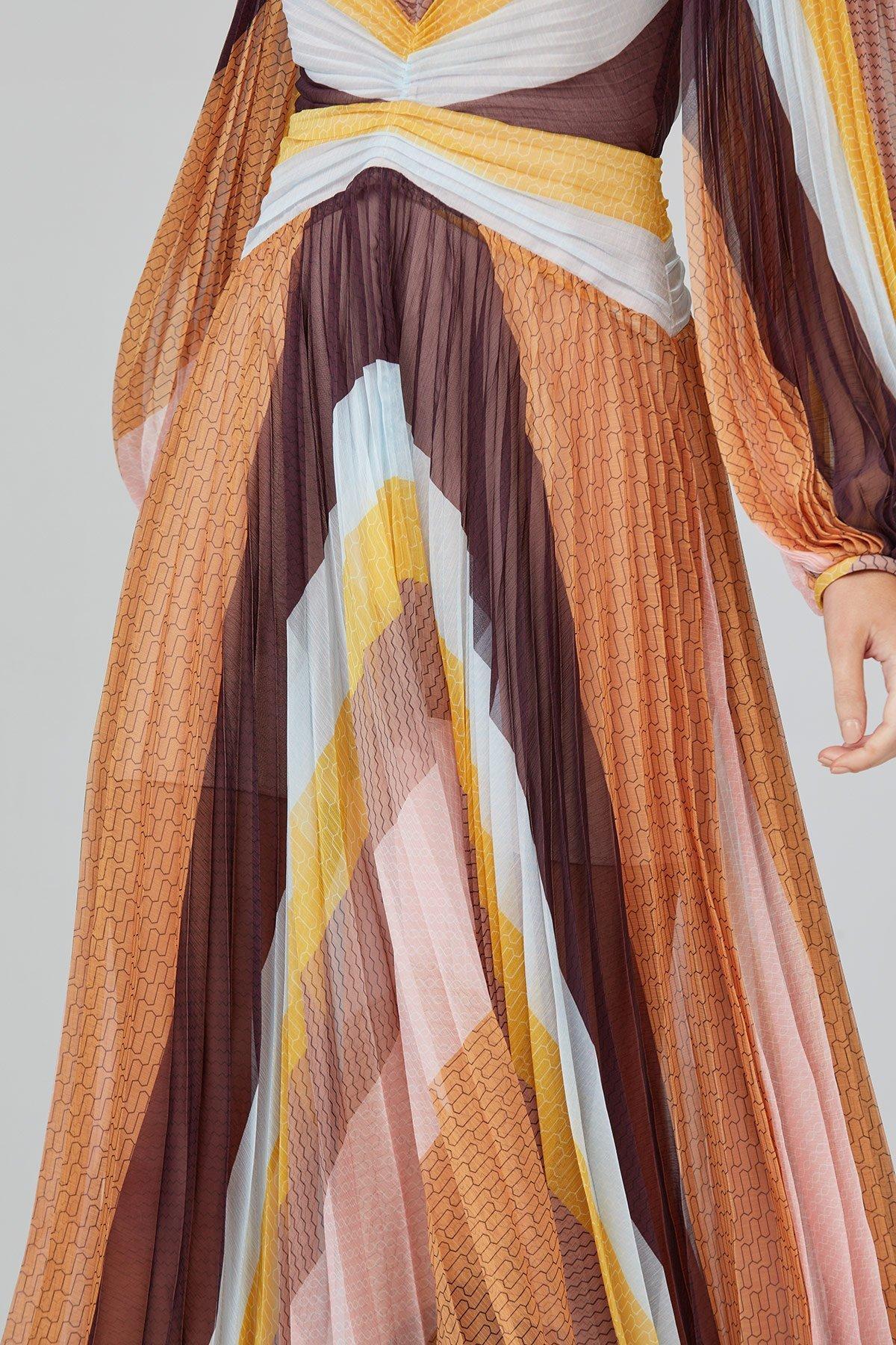 Acler Astone Midi Dress Print Size 6 photo 2