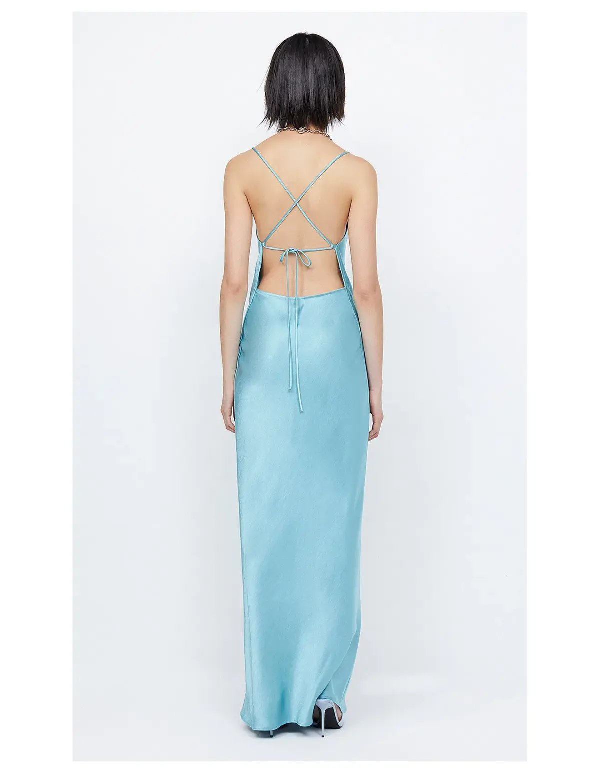 Bec & Bridge The Dreamer Tie Maxi Dress Sea Spray Size AU 6 photo 2