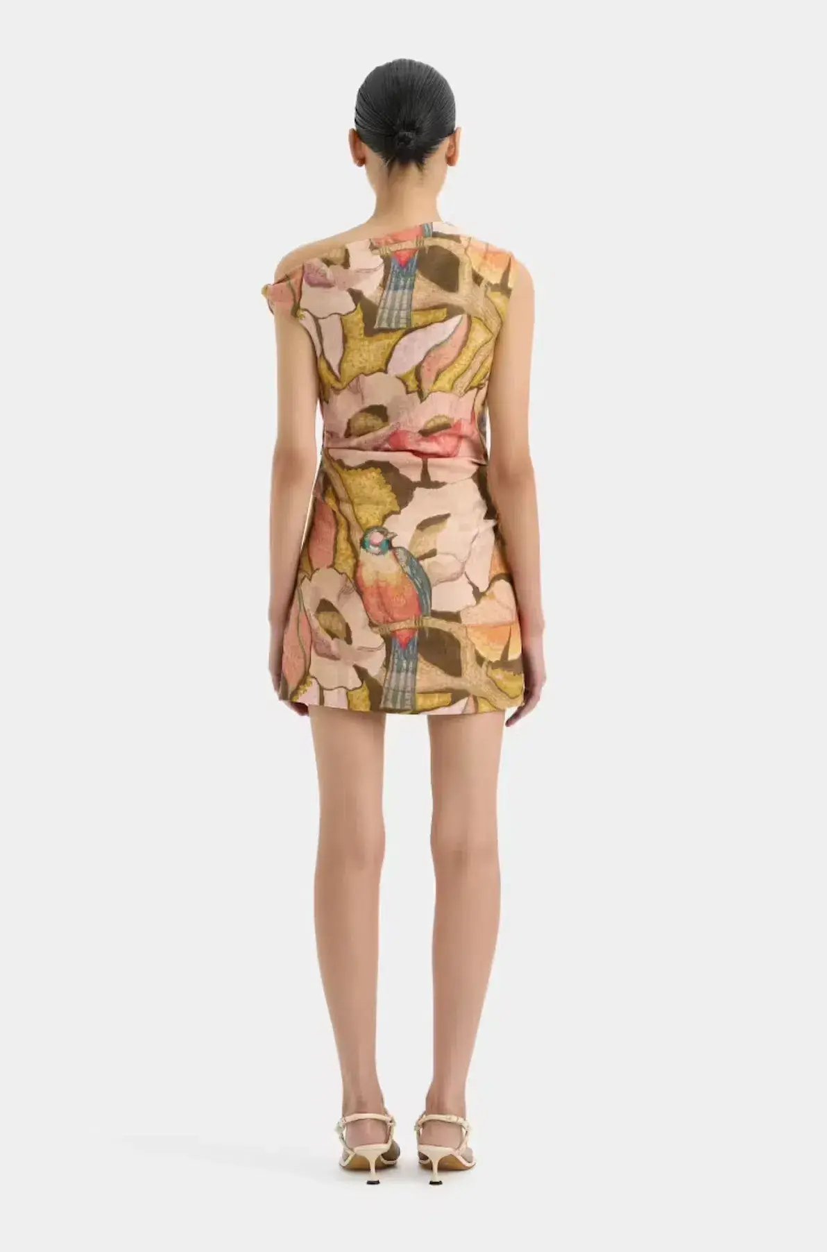 Sir the Label Talulah Knot Mini Dress Sanderling Floral  Size 8 photo 3