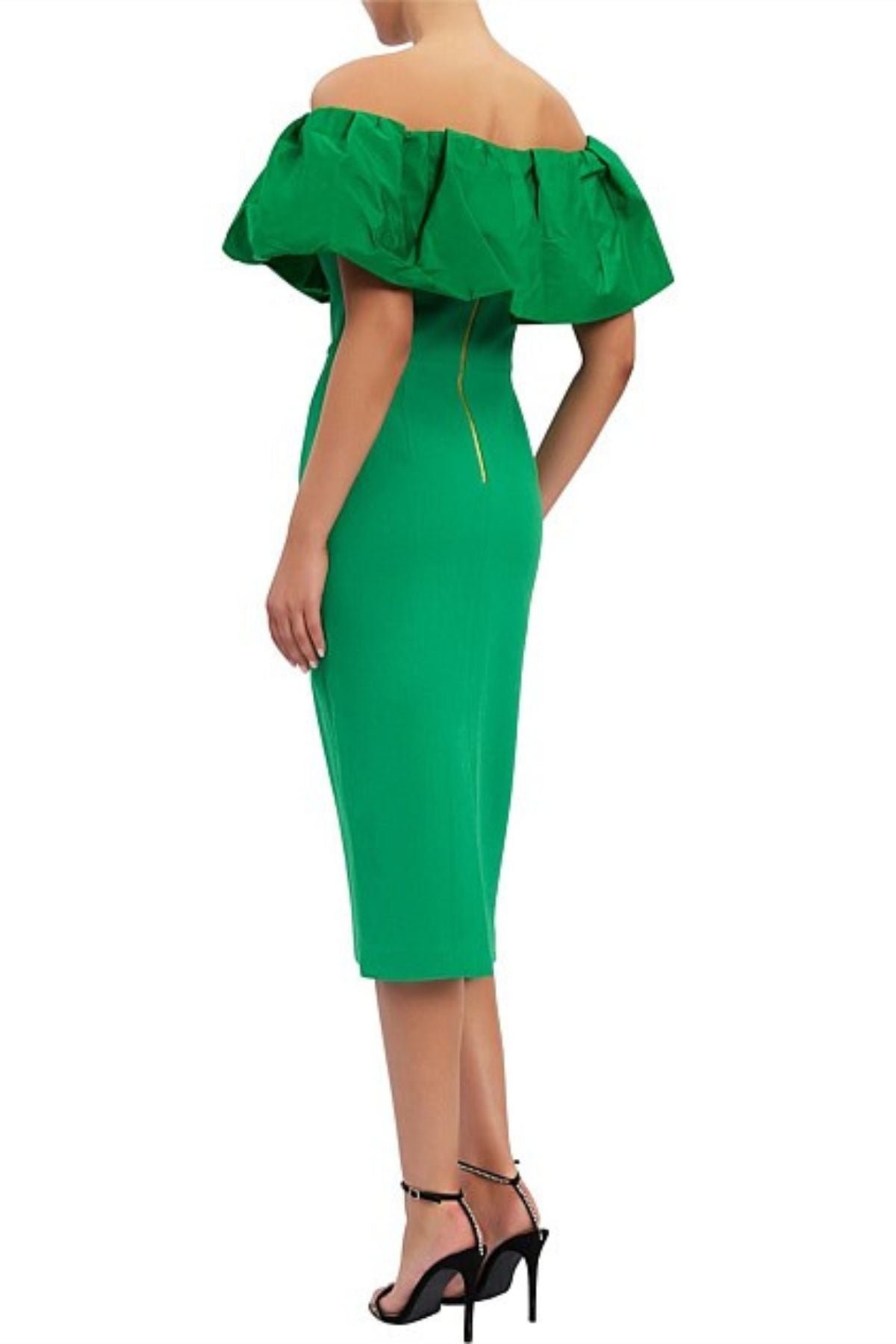 Virgil Midi Dress in Green photo 2