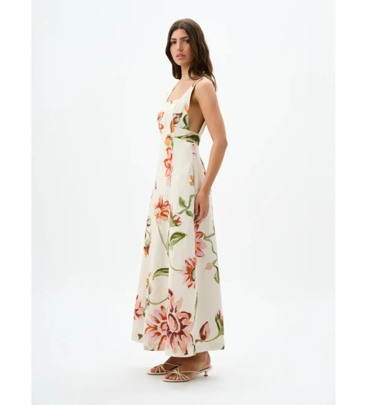 Roame Isolde Maxi Dress Raphia Bloom One Size photo 2
