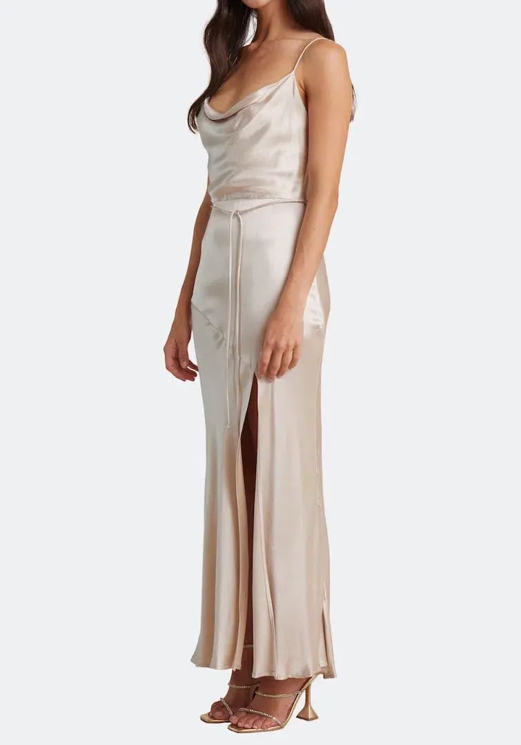 Bec & Bridge Moon Dance Midi Dress Sand Size 8 / S photo 2