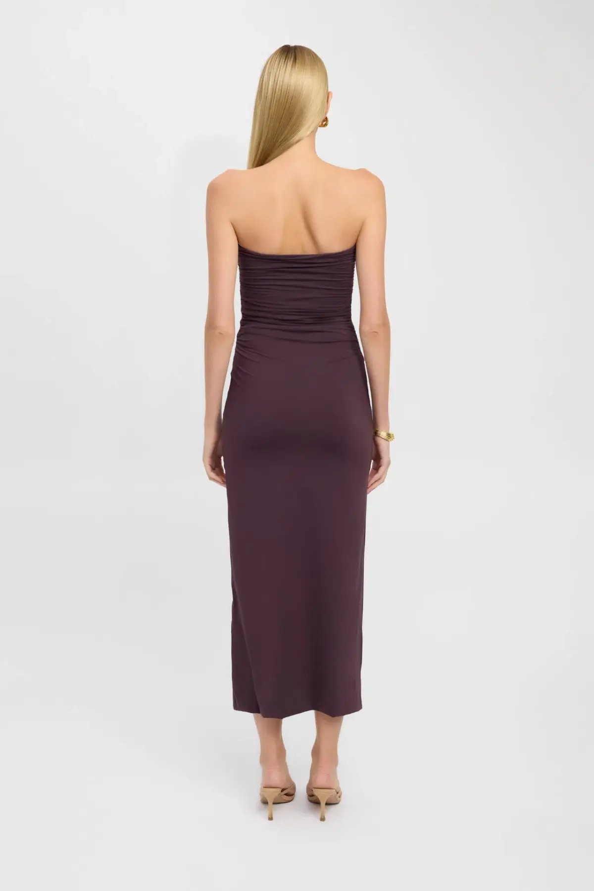 Kookai Tayla Trim Dress Cocoa Size 10 photo 2