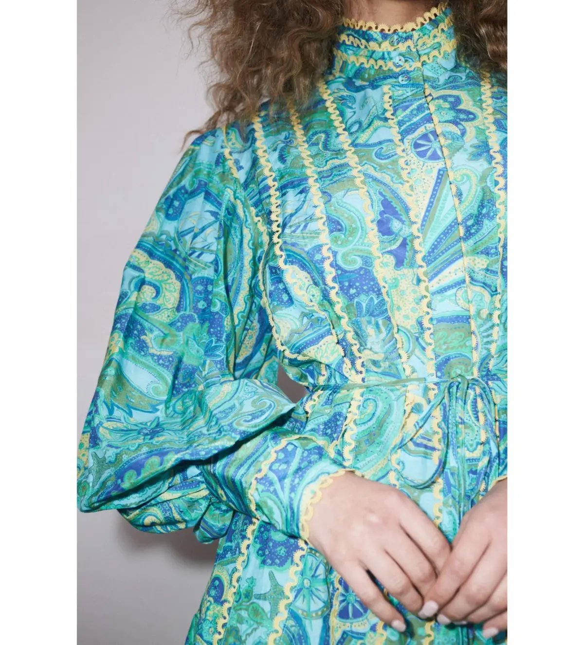 Alemais Ceto Mini Dress Green Size 14 photo 2
