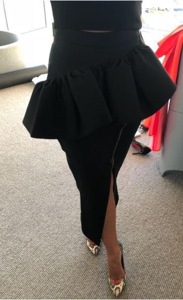 Maticevski top & skirt black size 8 photo 2