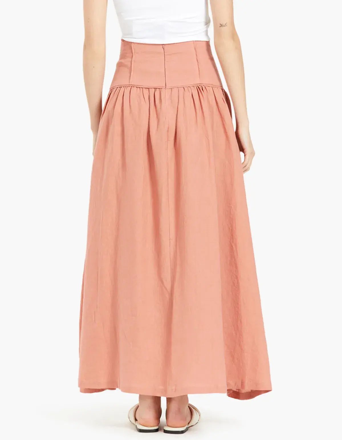 Bec & Bridge Alamos Maxi Skirt in Grapefruit Size 8 photo 3