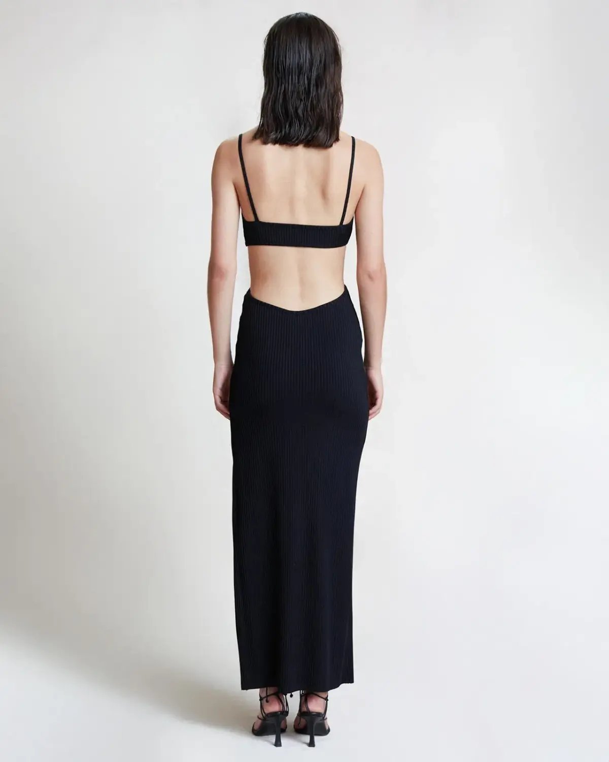 Bec and Bridge Selene V Maxi Dress Black Size 12 photo 2