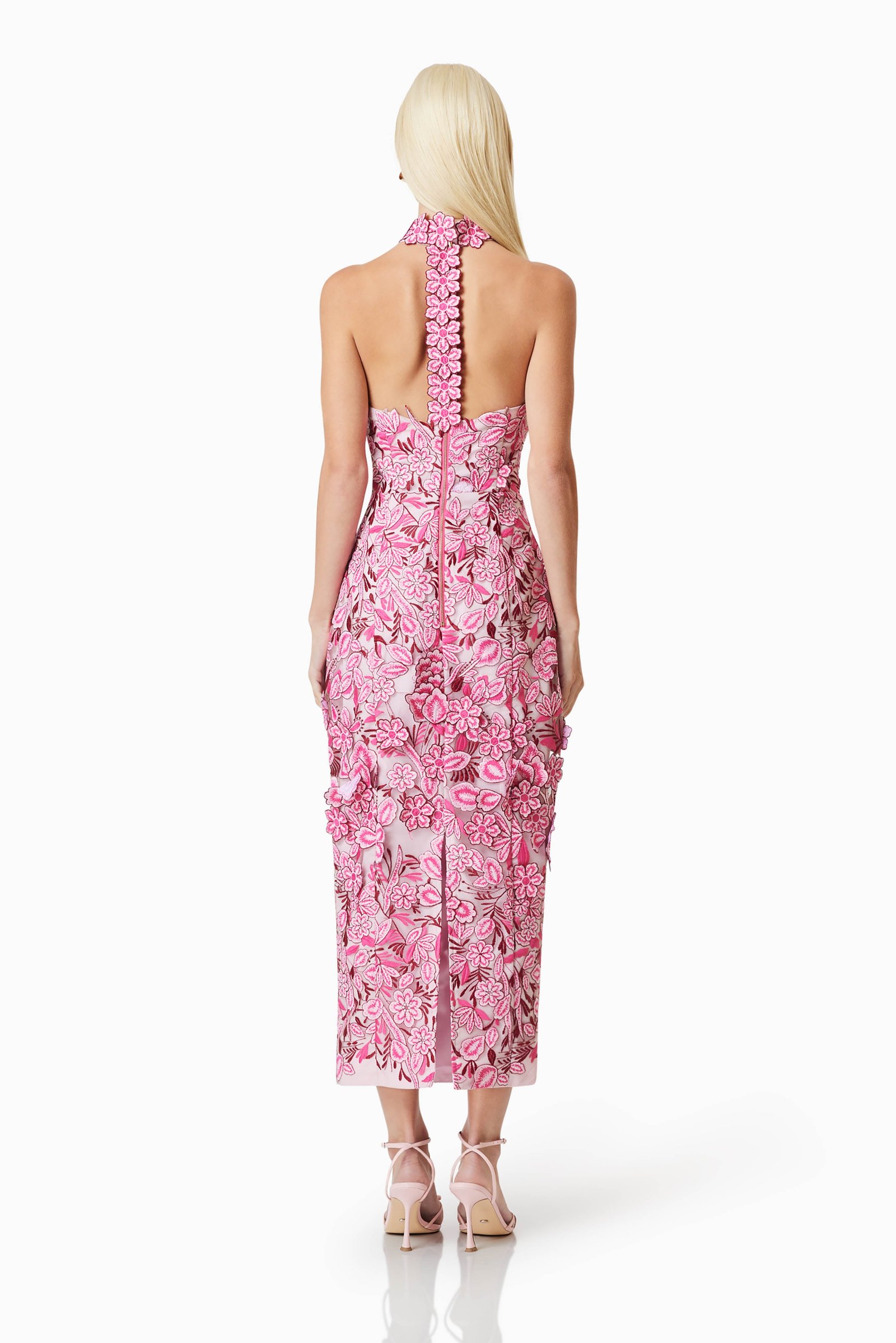ELLIATT ROSEATE MIDI DRESS - PINK photo 6