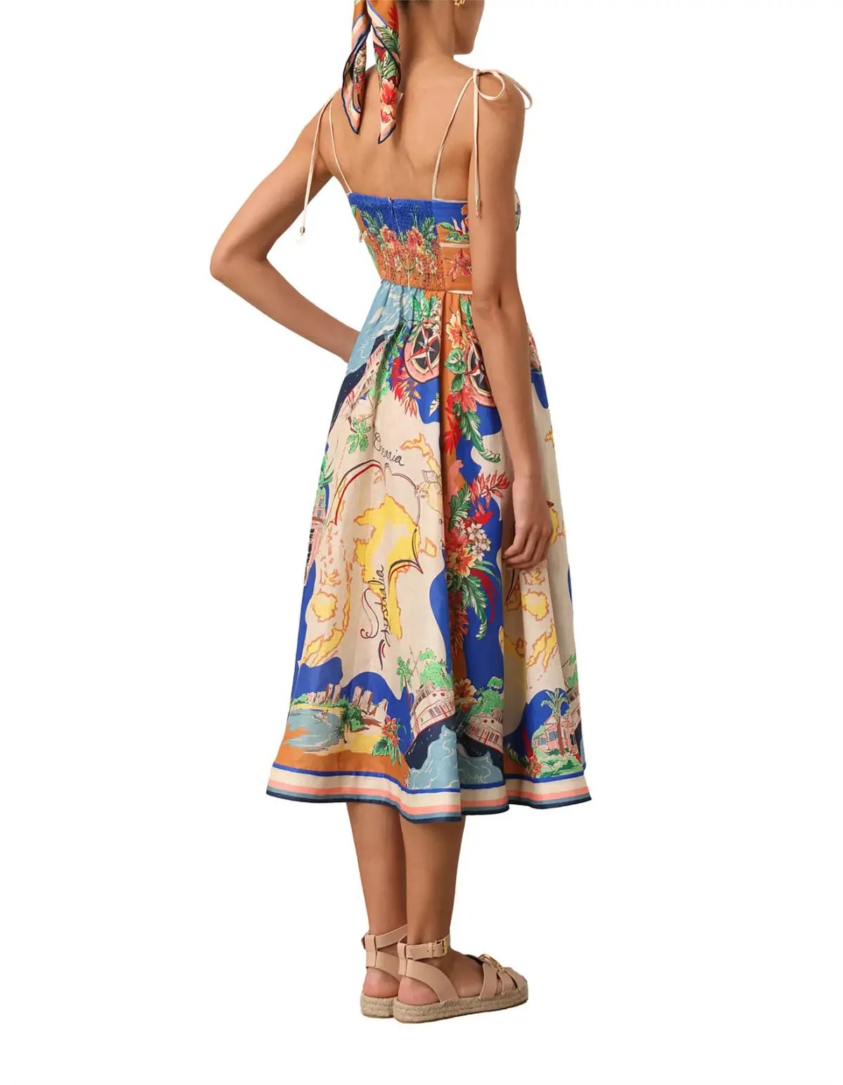 Zimmermann Alight Picnic Dress Size 0 Au 8 photo 3