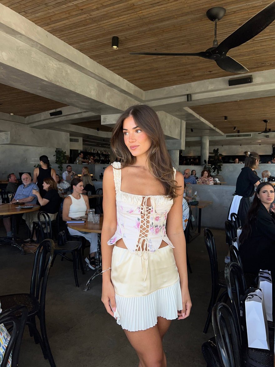 Fait Par Foutch Angelina Corset in Vintage Rose photo 2