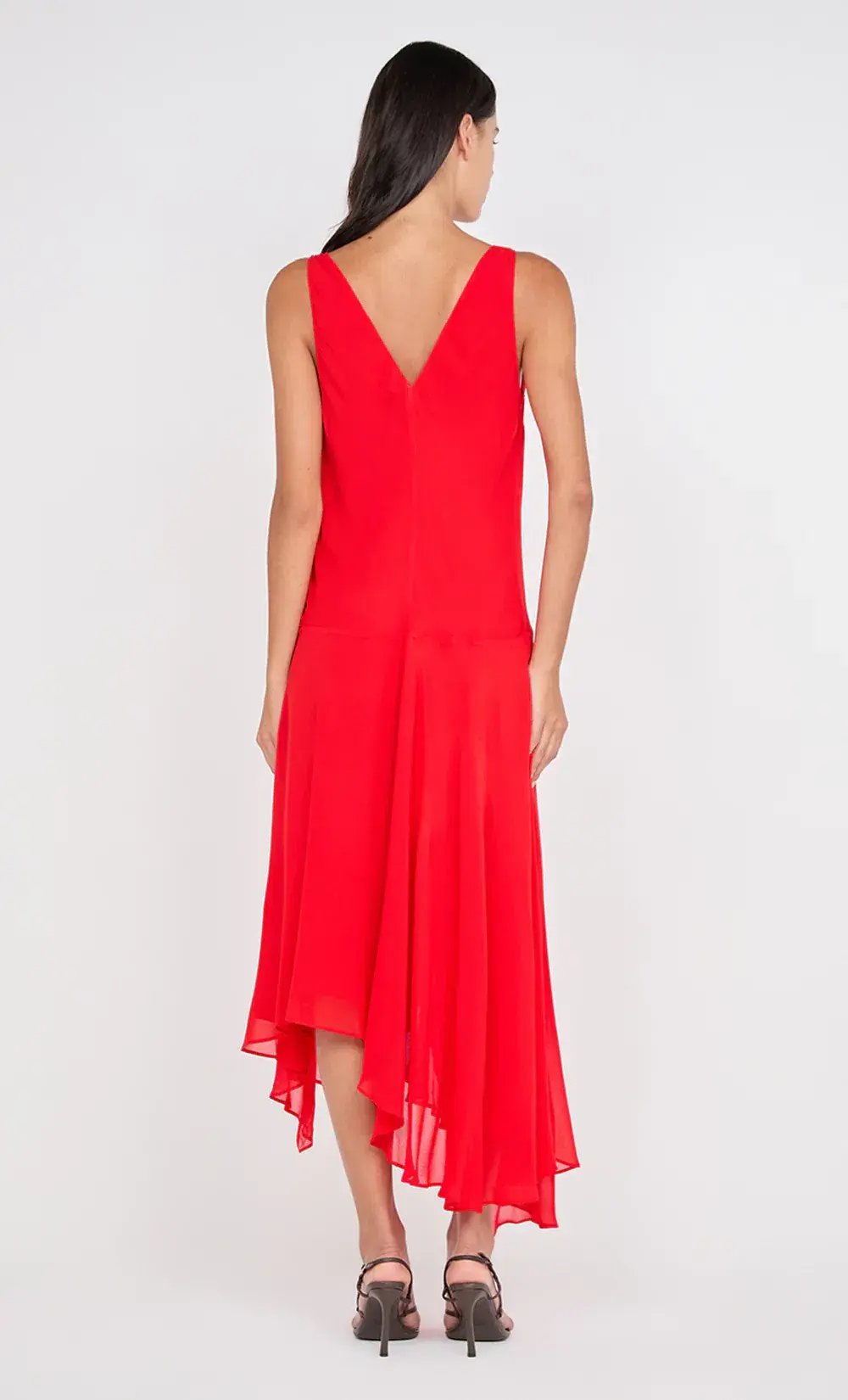 Bec & Bridge Rhone Wrap Asym Dress Chilli Size 10 photo 5