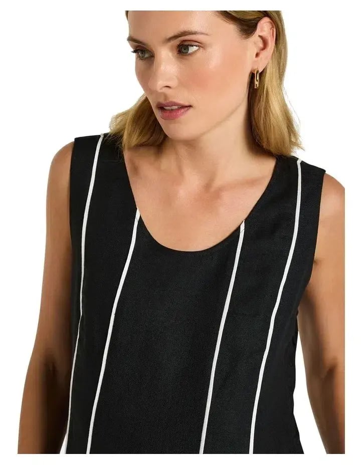 Yarra Trail Paradise Midi Dress Black Size 12 photo 3