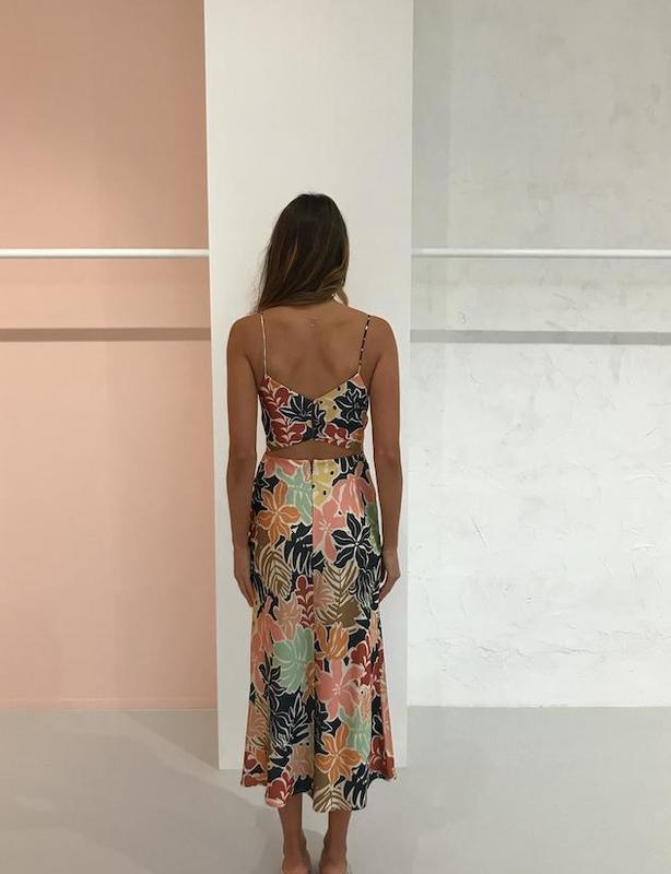 Bec & Bridge Babelini Floral Midi Dress | Floral Print | Size 8 photo 3