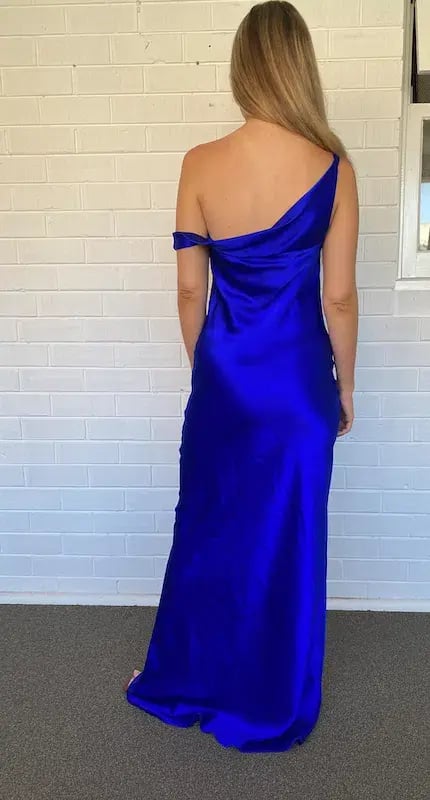 Natalie Rolt Monika Gown Electric Blue Size 8 photo 4