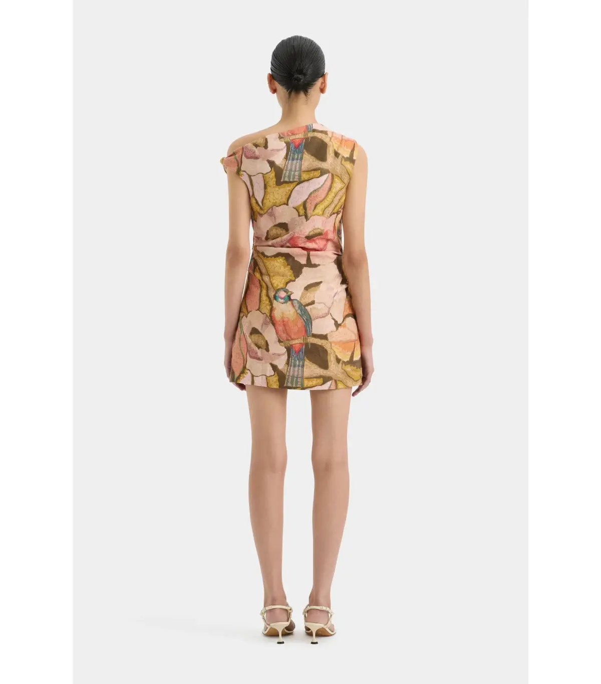 Sir the Label Talulah Knot Mini Dress Sanderling Floral Size 2 / AU 10 photo 3