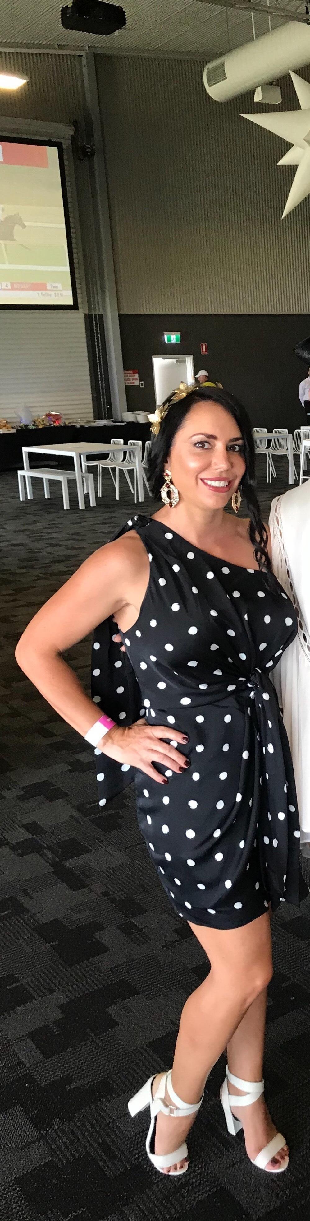 One shoulder mini dress photo 2